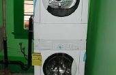 Unieke manieren om te verbergen van een gestapelde wasmachine & droger