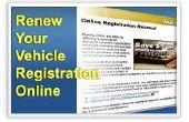 Het vernieuwen van de registratie van een voertuig Online