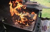 Hoe licht een houtskool barbecue