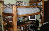 How to Build een Loft Bed met een bureau