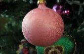 Hoe maak je piepschuim kerst bal ornamenten