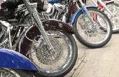 Hoe te poetsen aluminium motorfiets vork buizen