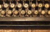Hoe tot op heden een schrijfmachine Underwood