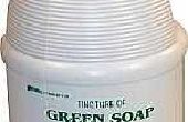 Het gebruik van groene zeep