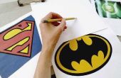 Hoe maak je eigen superheld Logo