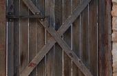 Hoe maak je houten hek Gates