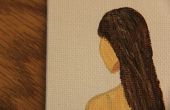 Hoe te schilderen van haren op Canvas