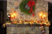 Open haard Mantel Christmas Decorating Ideas