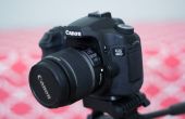 Het instellen van de zelfontspanner op een Canon EOS 40 D