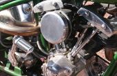 Het aanpassen van het mengsel van de lucht op een 2005 Harley Davidson CV carburateur