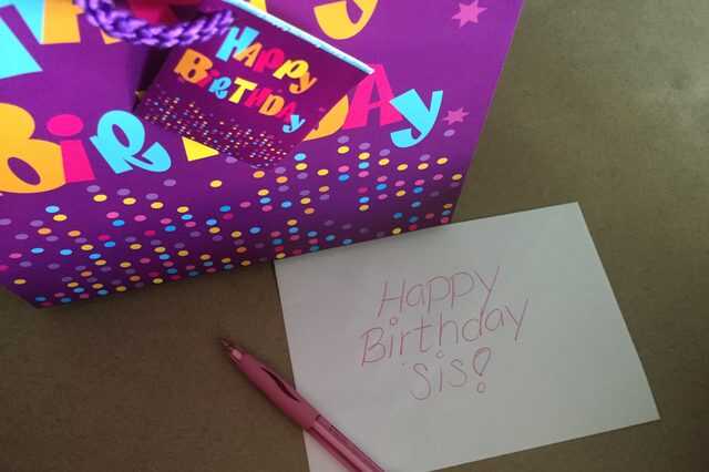 Betere Ideeën over wat te schrijven op een verjaardag voor je zus kaart LO-46